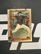 2025 Topps Holiday Baseball Corbin Burnes Chrome Superfractor 1/1 SSP