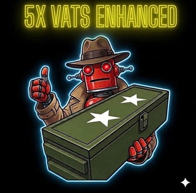 5X Vats Enhanced MOD FALLOUT 76 PS4 PS5 legendary mods