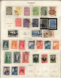 Turkey 1923 1939 on 4 Pages