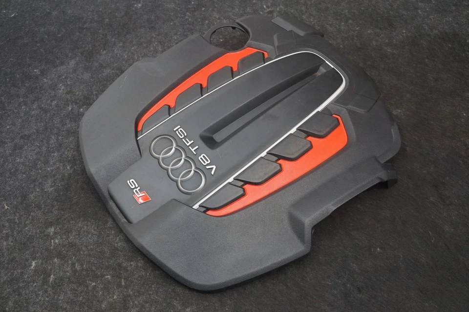 Cubierta del motor 4,0 L protector panel de ajuste negro OEM 079103925AH Audi RS7 2014-2018 Foto 4 de 4