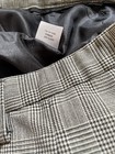 Pendleton 100% virgin wool glen plaid trousers black grey women's size 4 — photo 5