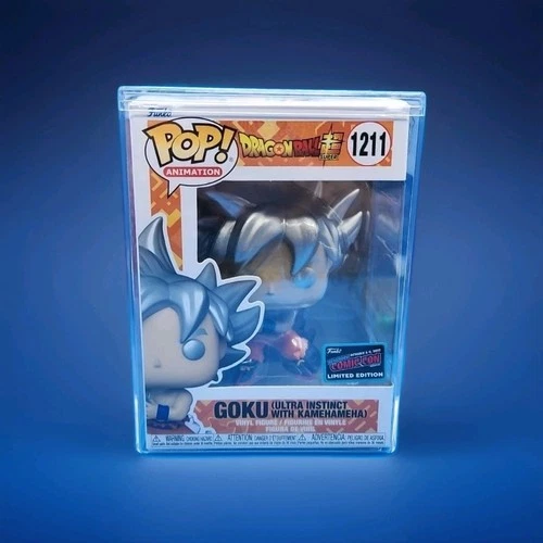Funko Pop! #1211 Dragon Ball Goku Ultra Instinct With Kamehameha NYCC Sticker
