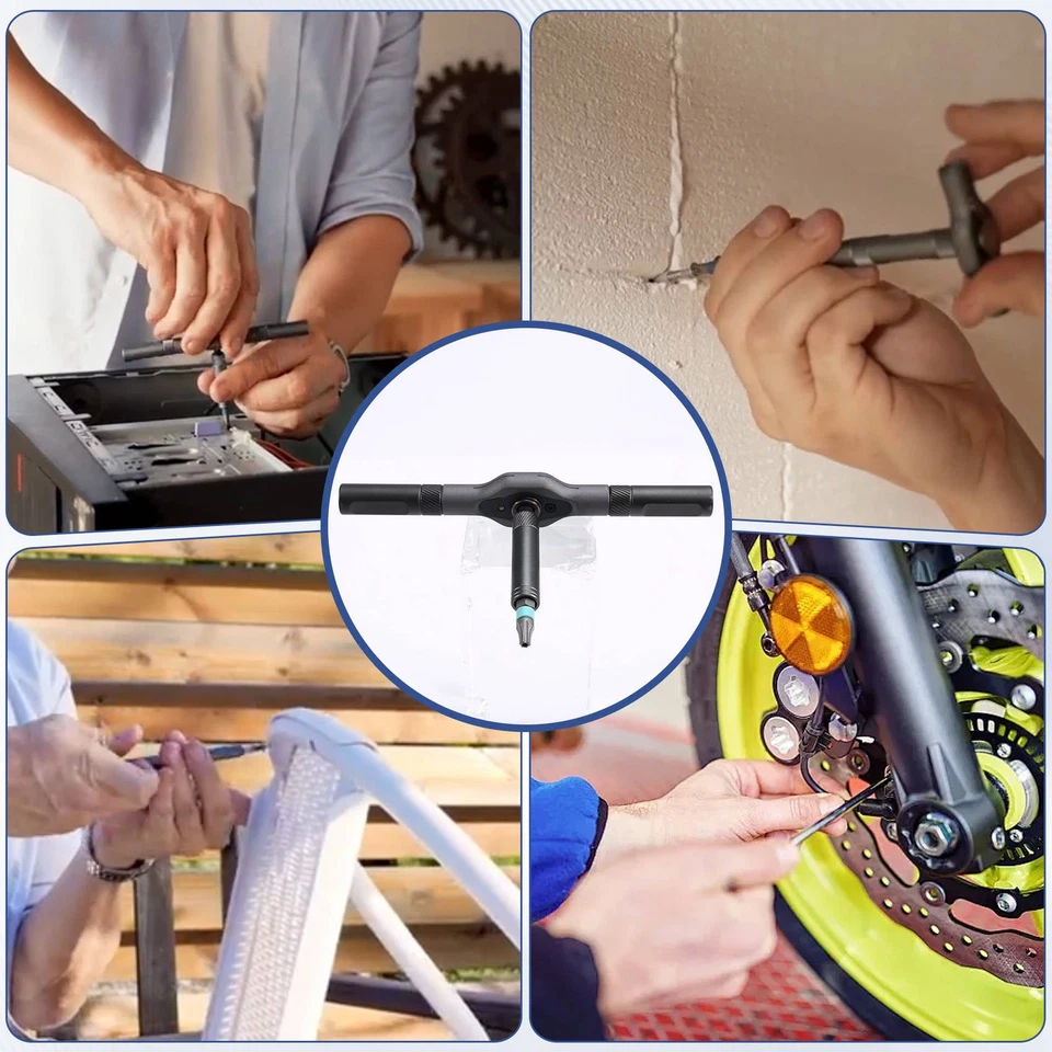 24 in 1 Magnetic Screwdriver Set DIY Ratchet Screwdriver Non-Slip Precision Bit - Image 3 of 4