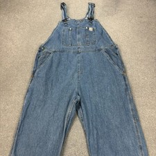 Carhartt Latzhose Damen 38x34 Blau Latzhose B...