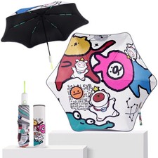 Rounded Corner Folding Umbrella Anti-UV Compact Durable Umbrella Auto Open/Cl...