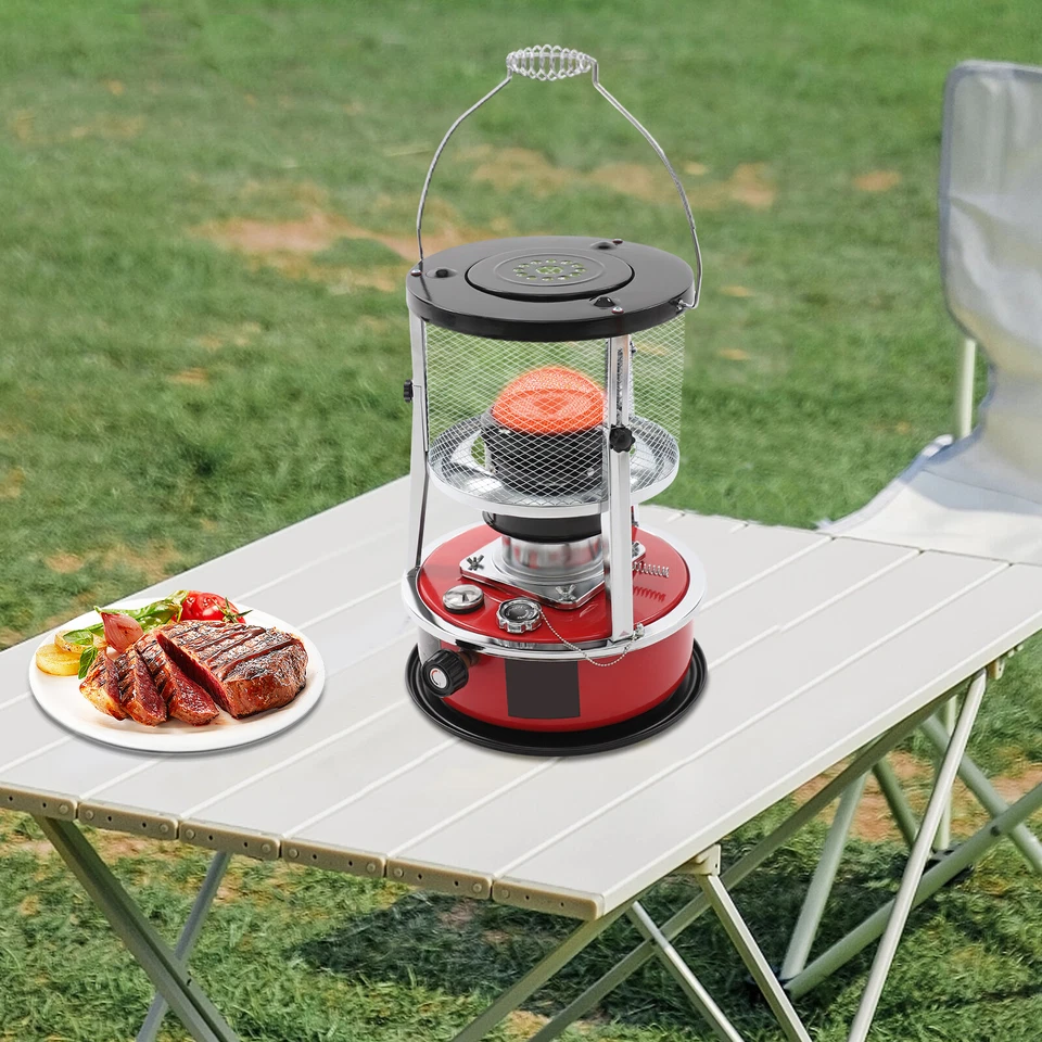 Calentador de queroseno portátil de 8000 BTU 1,37 galones calentador de queroseno interior exterior Foto 2 de 4