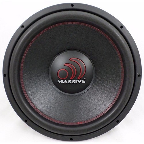 Massive Audio GTX 154 1400 Watt 15" Dual 4 Ohm Auto Audio Subwoofer Neu - Bild 2 von 5