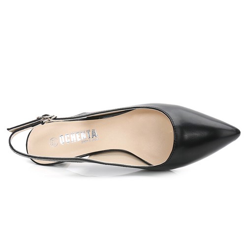Para hombre tacones de gatito cabestrillos travesti negro cuero sintético zapatos para mujer 35-45 - Imagen 16 de 39