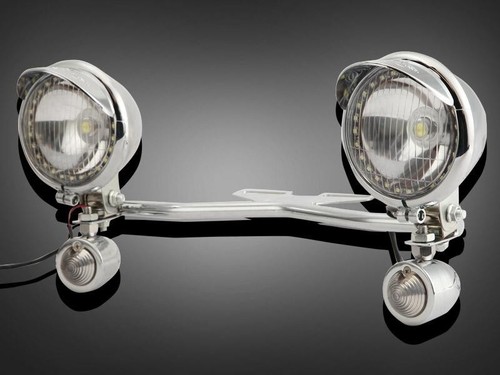 LED Driving Passing Fog Turn Signal Lights For Yamaha V Star 650 950 1100 1300 - Bild 9 von 10