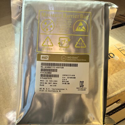 For WD 4TB WD4002FYYZ-01B7CB0 7200 RPM 6Gb/s 128MB SATA 3.5
