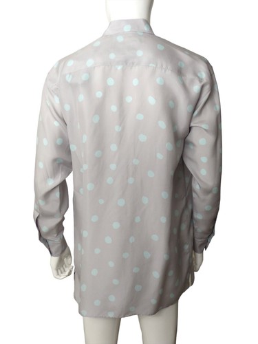 Moschino Couture - Neu mit Etikett Seidentupfen L/S-Shirt, Größe Large - Bild 3 von 5