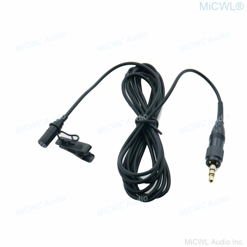 Tie Clip Lavalier Lapel Microphone For Sony UWP UTX D21 D11 V1 Wireless Mic ECM7 - Image 3 of 4