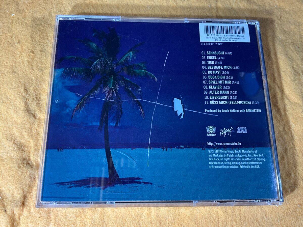 B11-26 RAMMSTEIN Sehnsucht - 1997 - 314-539901-2 | eBay B11-26 RAMMSTEIN Sehnsucht - 1997 - 314-539901-2 | eBay
