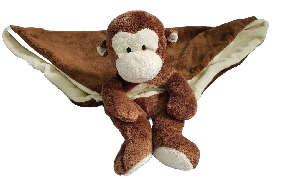 Manta Tylux Mono 2009 Marrón Lovey Reversible Cabeza Pies Nubby Jungla RARA Foto 2 de 4