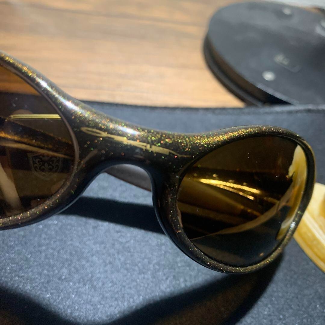 Oakley Eye Jacket Sunglasses Black Gold Fashion Men's Accessories