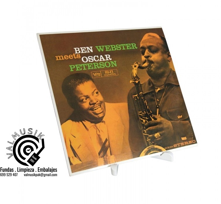 SOPORTE PLEGABLE PARA EXPONER DISCOS DE VINILO Y CDS - NUEVO -