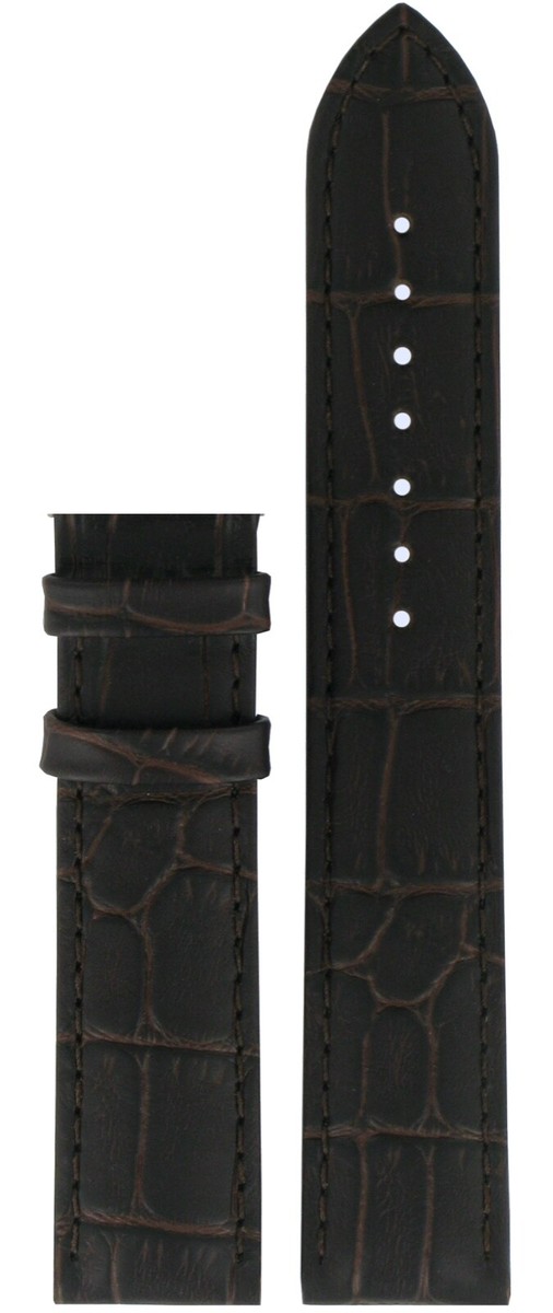 Original Tissot PRC-200 T055417A / T055410A 19mm Brown Leather