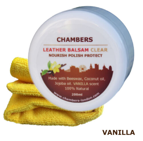 Leather Conditioner & Restorer Chambers Leather Balsam for sofas boots (Vanilla) - Picture 1 of 3