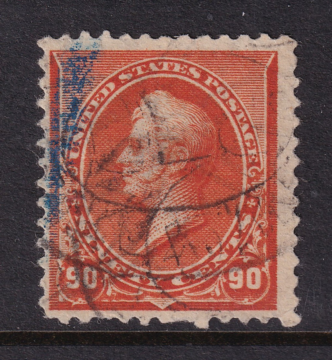 1890 Sc 229 orange used 90c single stamp FVF CV $140 (36 | eBay
