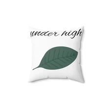 Leaf Design Decorative Pillow, Cozy Home Decor, Greenery Throw Pillow,