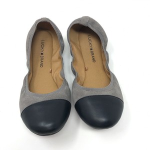 lucky brand gray flats