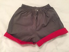 New A Wish Come True Dance Shorts Intermediate Small Child Hip Hop Jazz Red Gray