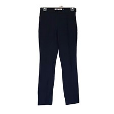 NEW 348 Diane Von Furstenberg Alexander Navy Skinny Pants Size 0