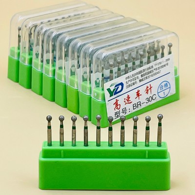 100 Frese Diamantate Dentali FG 1.6mm Per Manipolo Alta Velocità – Senza Marca – Conformi FDA - Foto 4