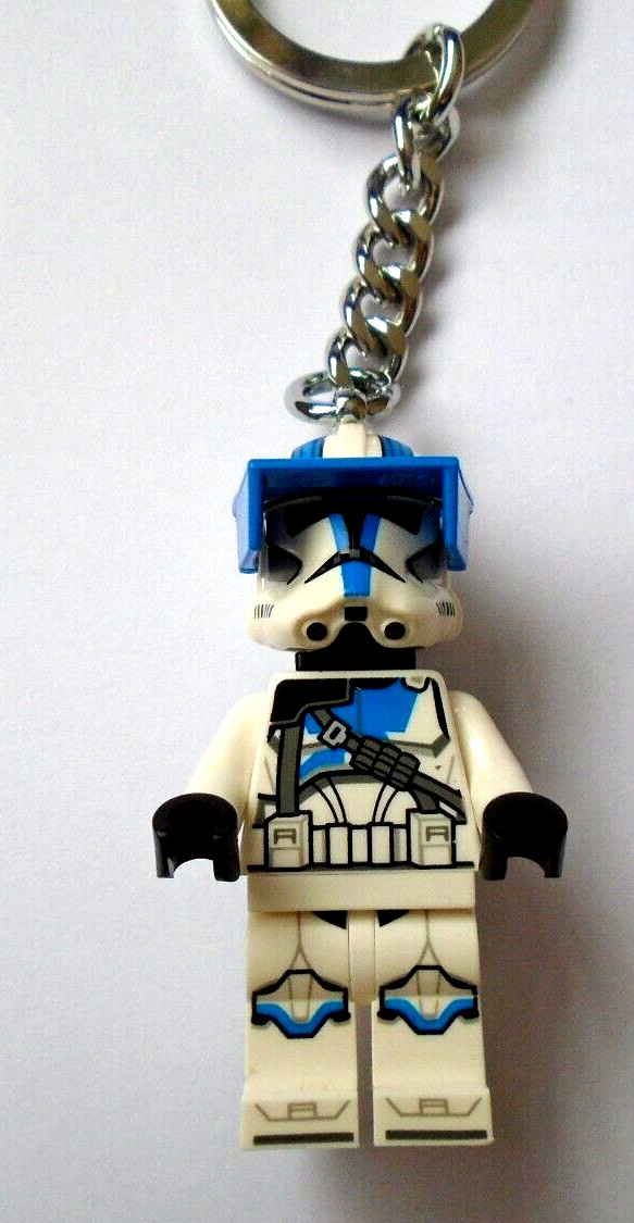 LEGO Star Wars 501st Heavy Trooper Minfigure Keychain From Set 75345 NEW