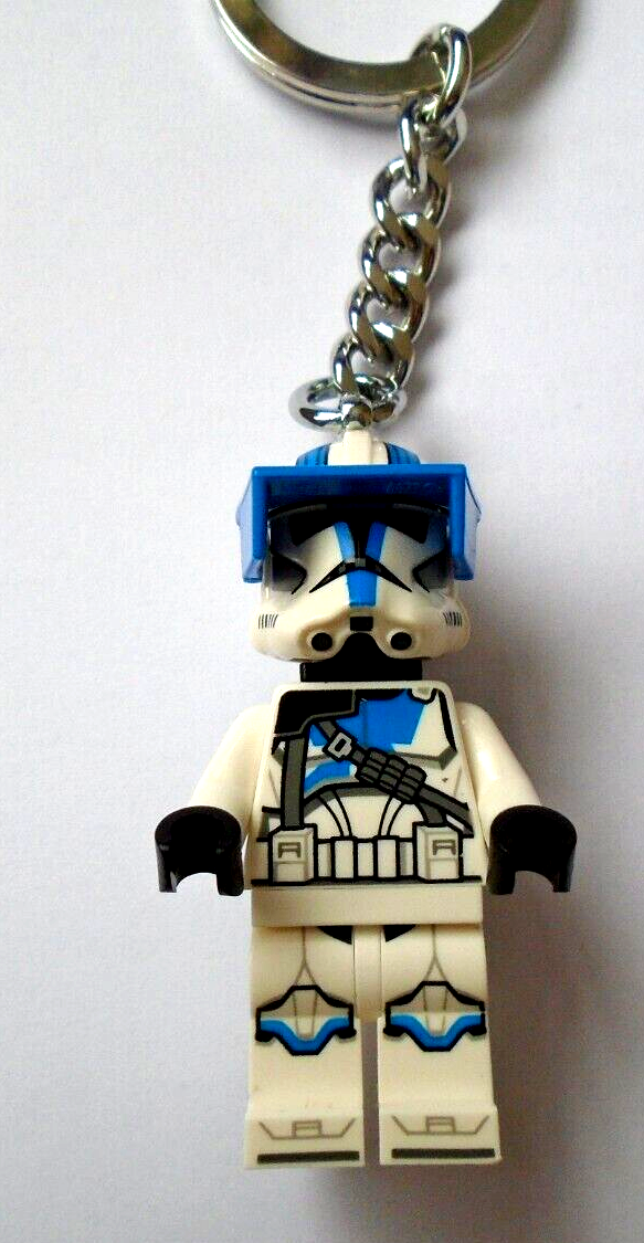 LEGO Star Wars 501st Heavy Trooper Minfigure Keychain From Set 75345 NEW