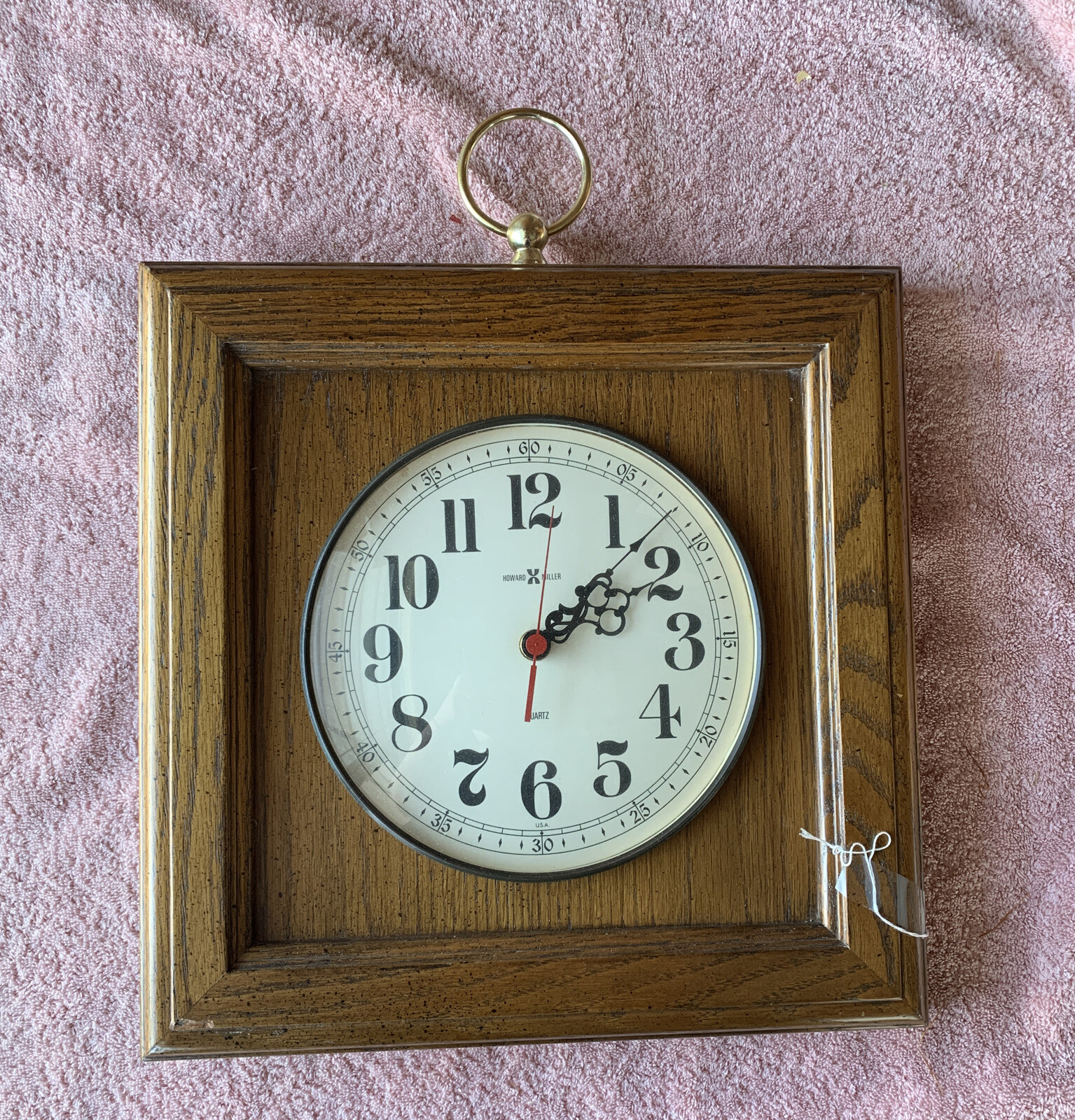 Howard Miller Square Quartz Wall Clock
