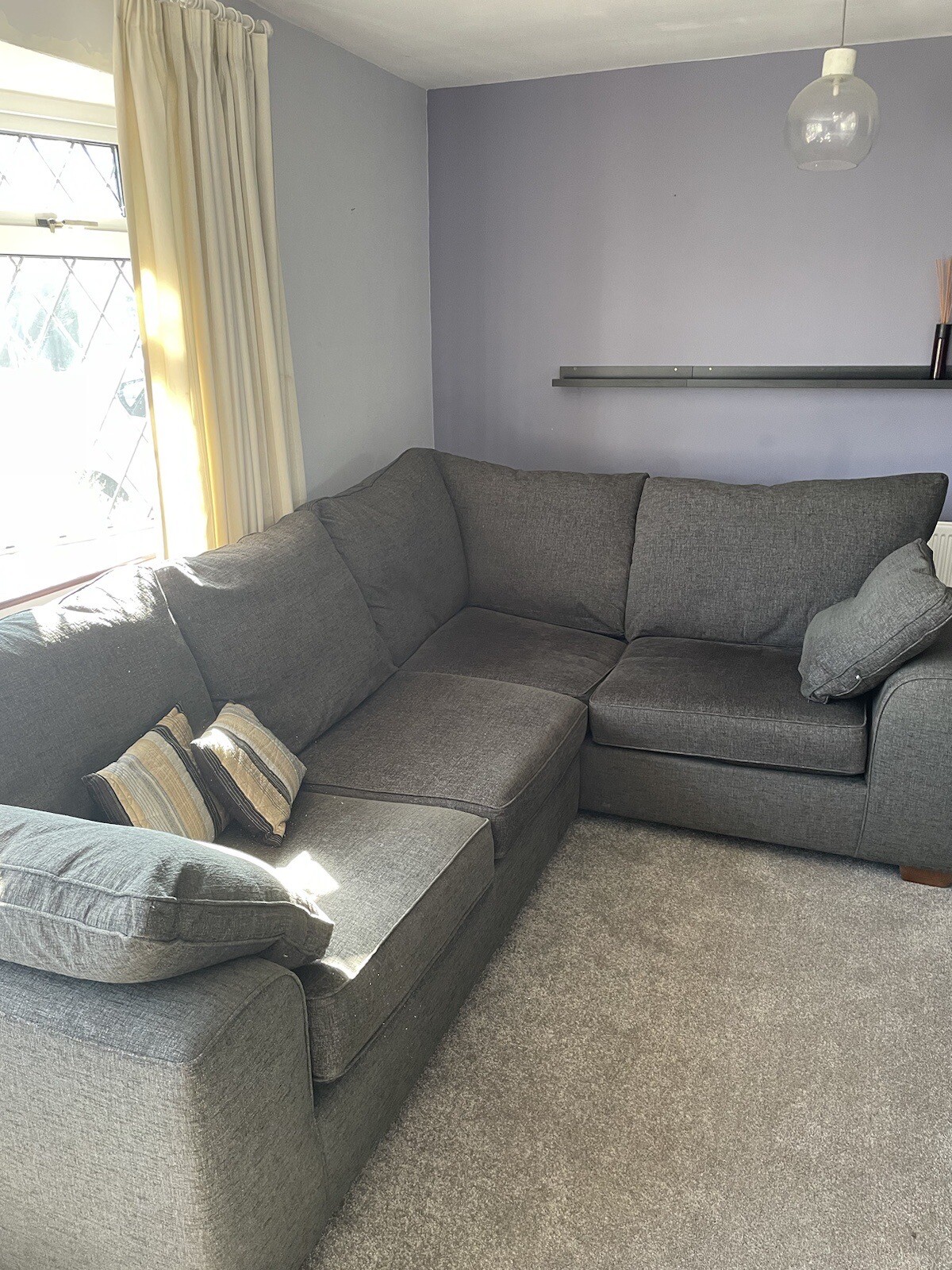 Marks & Spencer Grey Corner Sofa eBay