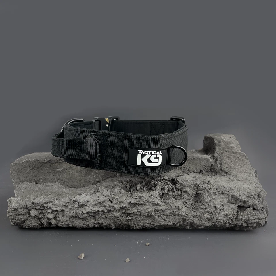 HugglePets Tactical K9 Dog Collar Endurance Adjustable Heavy Duty Control Handle — 第 3/4 张图片