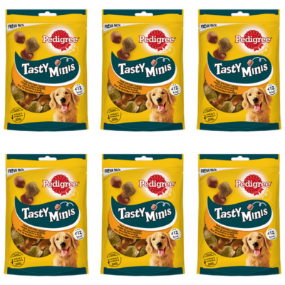 Pedigree Tasty Minis Kaubare Würfel Mit Huhn 6*130g Hundesnack