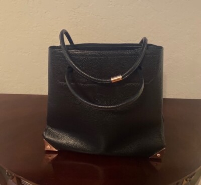Alexander Wang Prisma Tote Bag Large Black Pebbled Leather Tote