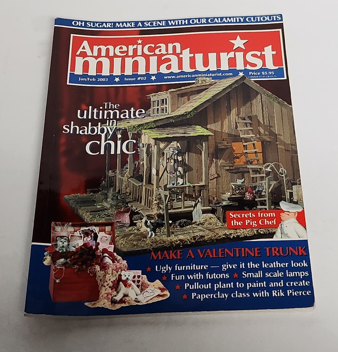 American Miniaturist Magazine #2 to #8 2003 Complete Year
