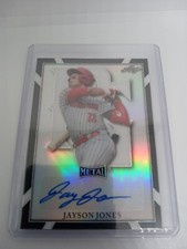 2021 LEAF PERFECT GAME METAL JAYSON JONES AUTO BLACK 9/15
