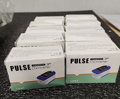 Fingertip Pulse Oximeter LK87 New In Box Lot Of 10 (D)