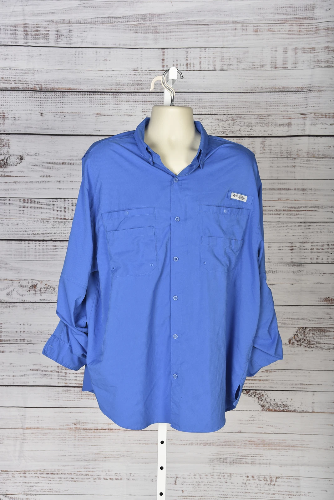 Columbia Long Sleeve Fishing Shirt Featuring Advance Technology Size XL