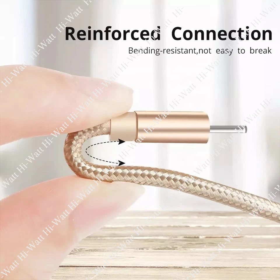Cable de carga USB de alta resistencia de 10 pies para iPhone 14 13 11 X 8 7 6 cable cargador iPad Foto 2 de 4