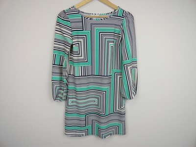 jude connally dress long sleeve striped geometric green jude connally size chart