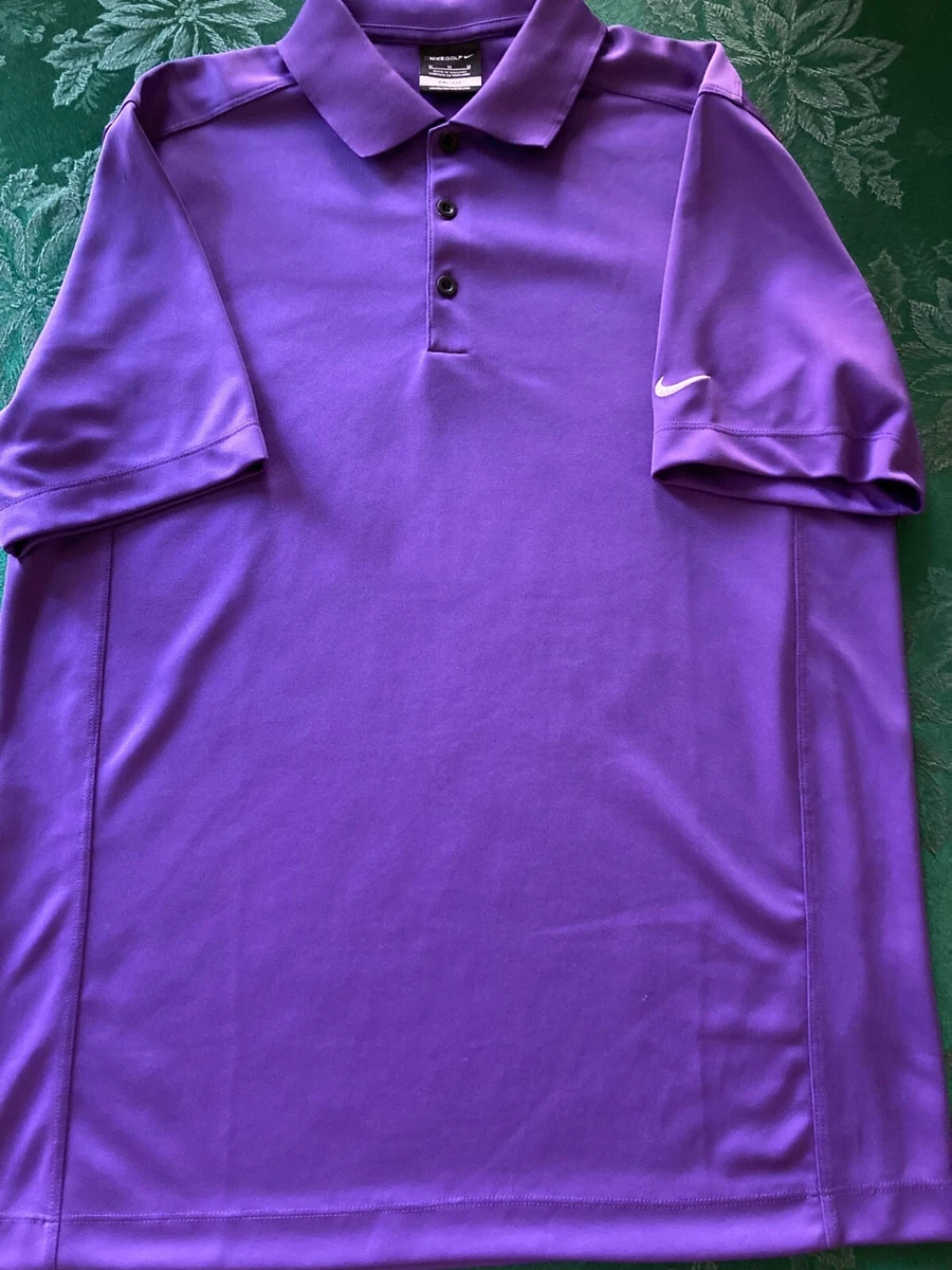 Purple nike golf shirt sale