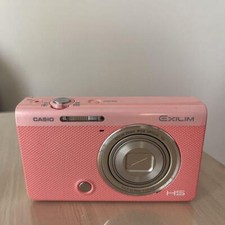CASIO HIGH SPEED EXILIM EX-ZR70 Pink Digital Camera Selfie Tilt LCD 10x Optics