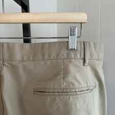 NIKE Golf Modern Dri Fit Flat Front Tan Chino Sporty Pants Men&rsquo;s 38x31 (Tag 32)