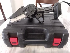 Mitool Kit Mini Chainsaw 4 Inch Cordless Electric Portable Chainsaw - Gray