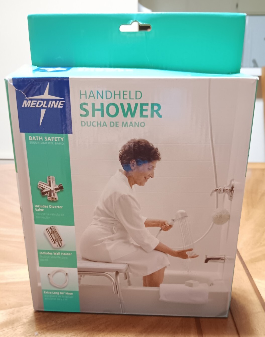 Medline Handheld Shower Wand New Open Box eBay