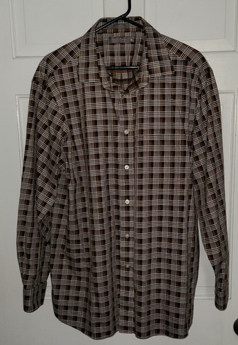 DANIEL CREMIEUX SIGNATURE COLLECTION HOMME PLAID L/S BOUTONNÉ TAILLE XL PRIX DE DÉTAIL SUGGÉRÉ PAR LE FABRICANT 89