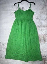 Women’s Shorth Sleeve Long Dress. - A New Day Green S NWOT