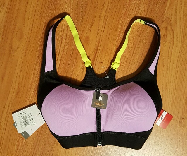 champion sports bras zipper front