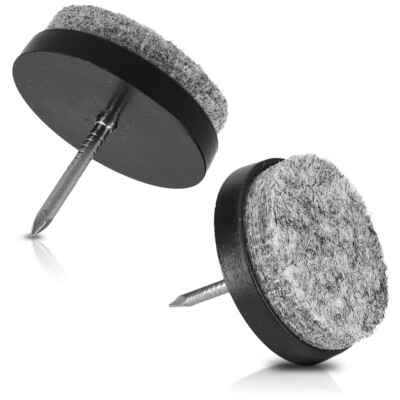 Almohadillas Fieltro Clavables Para Muebles - 24 Piezas, 20x24 Mm, Protege Suelos De Rayones